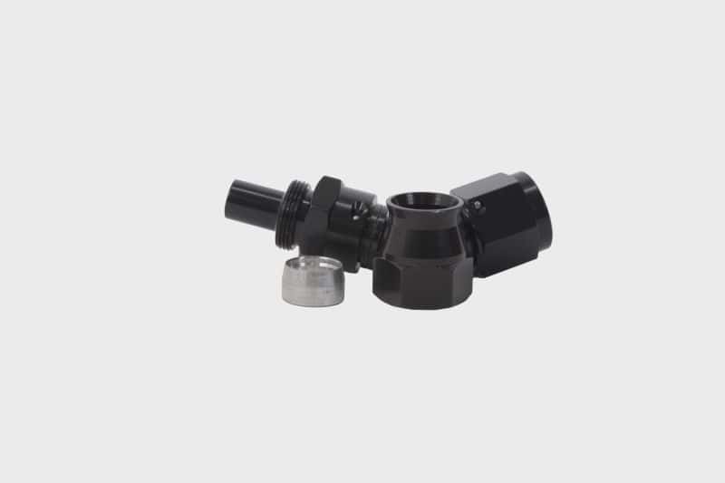 Aeromotive — Aeromotive PTFE Hose End - AN-08 - 45 Deg - Black Anodized
aer15354

Hose End - view 2