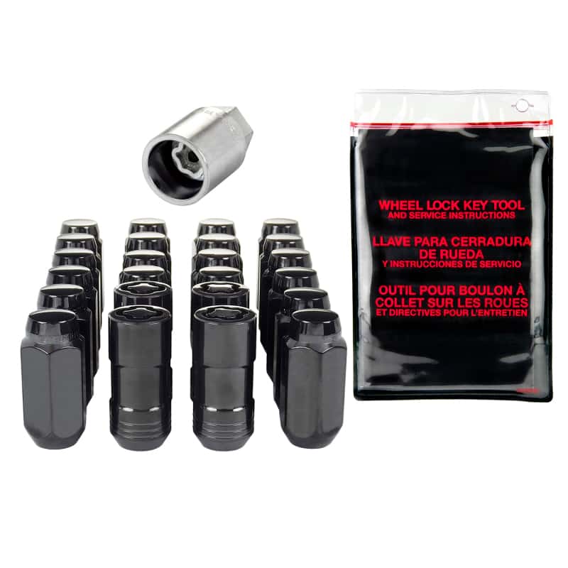 McGard — McGard 6 Lug Hex Install Kit w/Locks (Cone Seat Nut) M14X1.5 / 22mm Hex / 1.945in. Length - Black - view 5