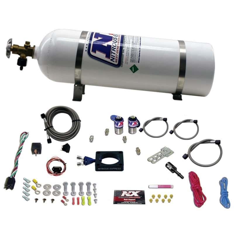 Nitrous Express — Nitrous Express 13-16 Dodge Dart 1.4L Turbo Nitrous Plate Kit (35-100HP) w/15lb Bottle
Injection System Kit
N2OSys - view 1