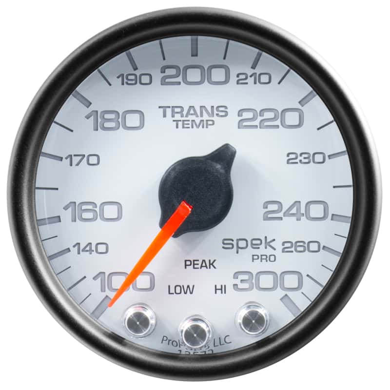 AutoMeter — Autometer Spek-Pro Gauge Trans Temp 2 1/16in 300f Stepper Motor W/Peak & Warn Wht/Blk
GA 2" TRNST WCB SPEK - view 4