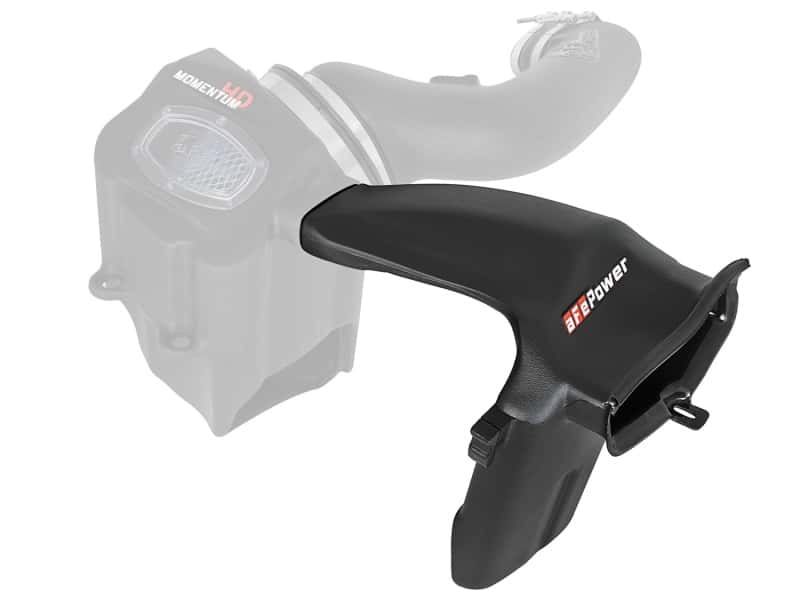 aFe — aFe Momentum HD Dynamic Air Scoop 2017 Ford Diesel Trucks V8-6.7L (td)
Dynamic Air Scoop - view 5