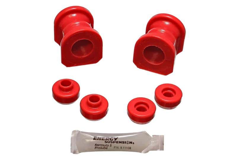 Energy Suspension — Energy Suspension 89-94 Nissan 240SX (S13) Red 24mm Front Sway Bar Bushing Set
Sway Bar Bushing Kit - view 3