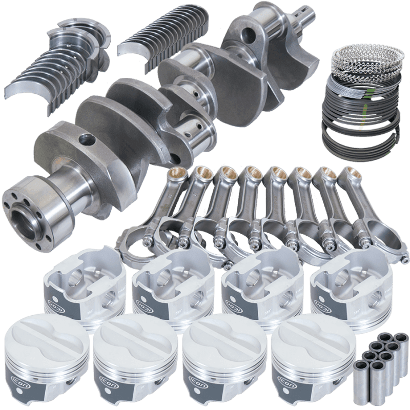 Eagle — Eagle Chevy LT1350 1Pc 3.750in Crank 5.700in I-Beam Rods -10cc 4.060in Pistons Rotating Assembly
Street & Strip Assy - view 1
