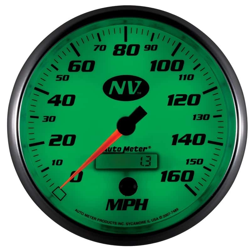 AutoMeter — AutoMeter Gauge Speedometer 5in. 160MPH Elec. Programmable NV
5" SPEEDO, 160 MPH, - view 9