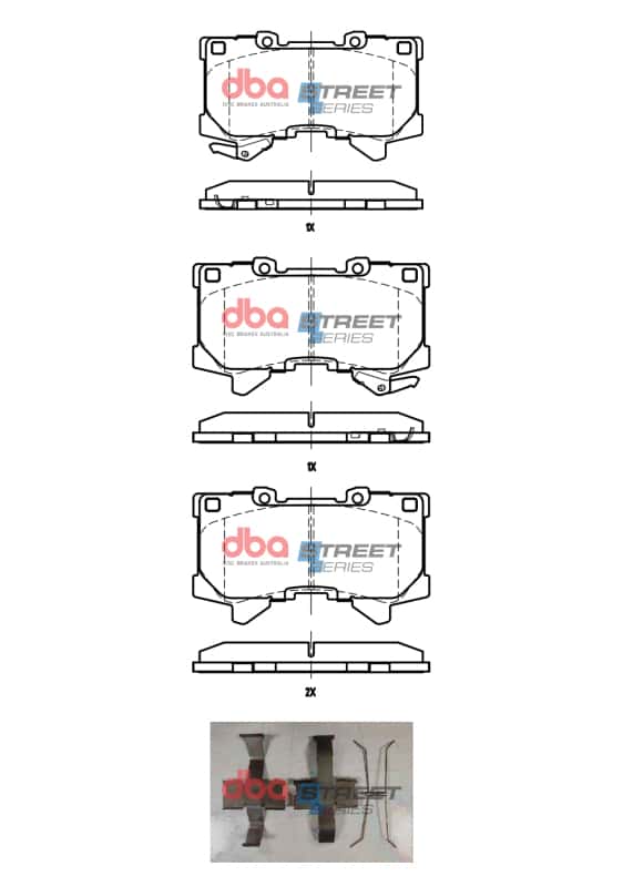 DBA — DBA 2022 Lexus LX600 Front Street Series Brake Pads
Brake Pad - view 2