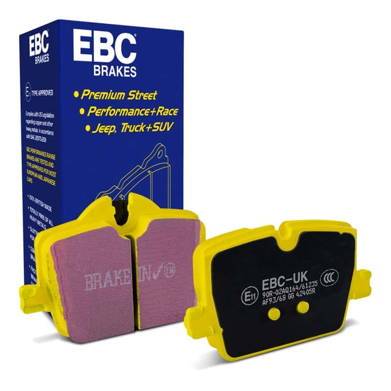 EBC — EBC 2019+ BMW Z4 G29 2.0T Yellowstuff Rear Brake Pads
Disc Brake Pad - view 2