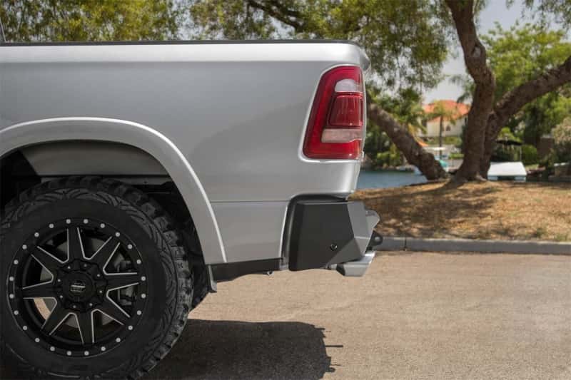 Addictive Desert Designs — Addictive Desert Designs 2019 Ram 1500 Hammer Stealth Fighter Rear Bumper w/ 6 Sensor Cutouts
Bumper- Rear
Bumpers - view 4