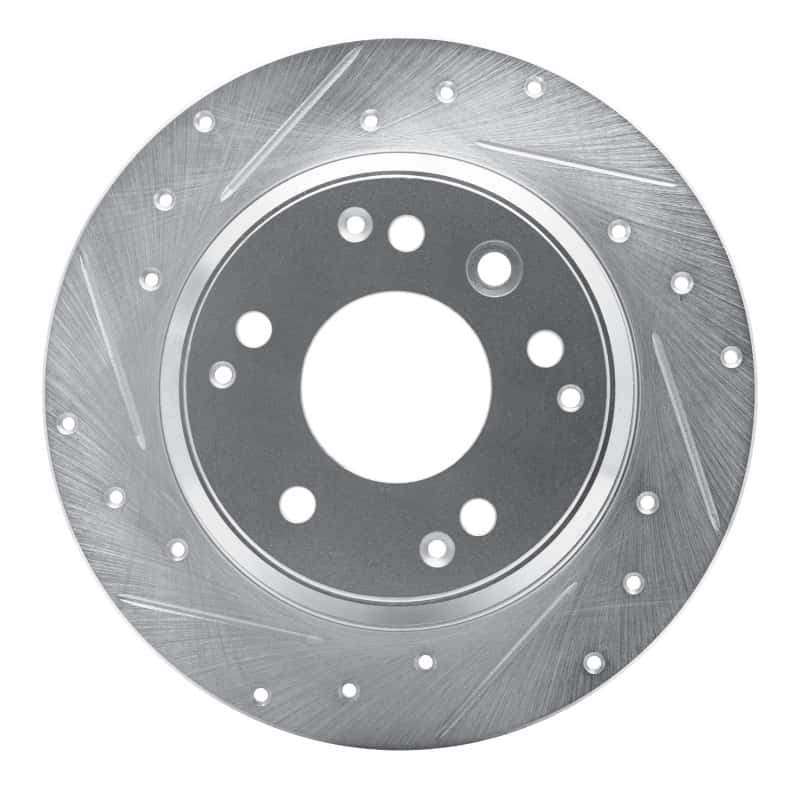 R1 Concepts — R1 91-99 Acura Legend Rear Left Drilled & Slotted Silver Brake Rotor
R1 Brake Rotor Drill - view 1