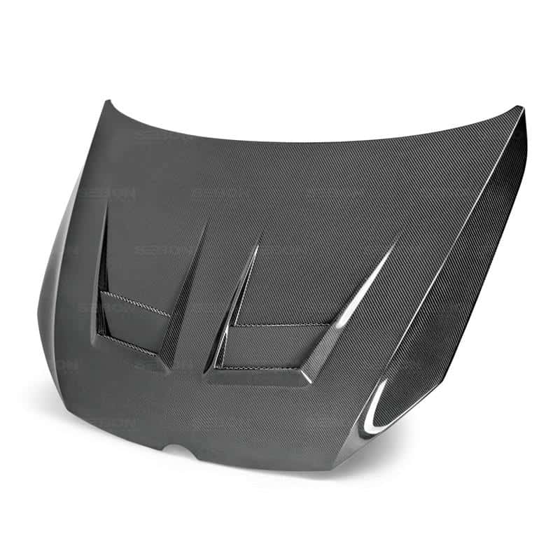 Seibon — Seibon 15-20 Volkswagen Golf MK7 DV-Style Carbon Fiber Hood - view 10