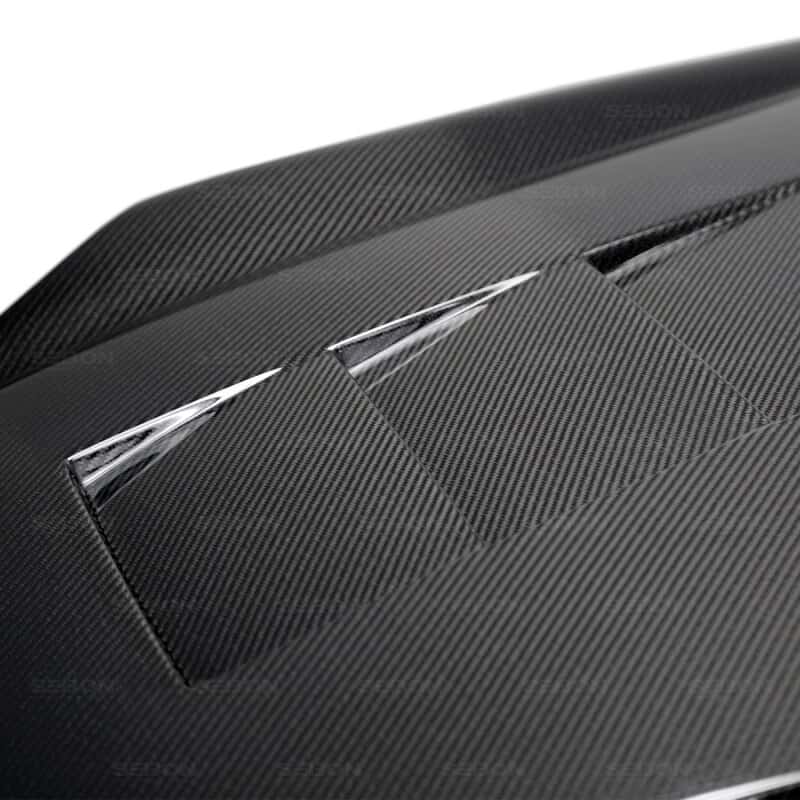 Seibon — Seibon 03-07 Infiniti G35 Coupe TS Carbon Fiber Hood - view 9