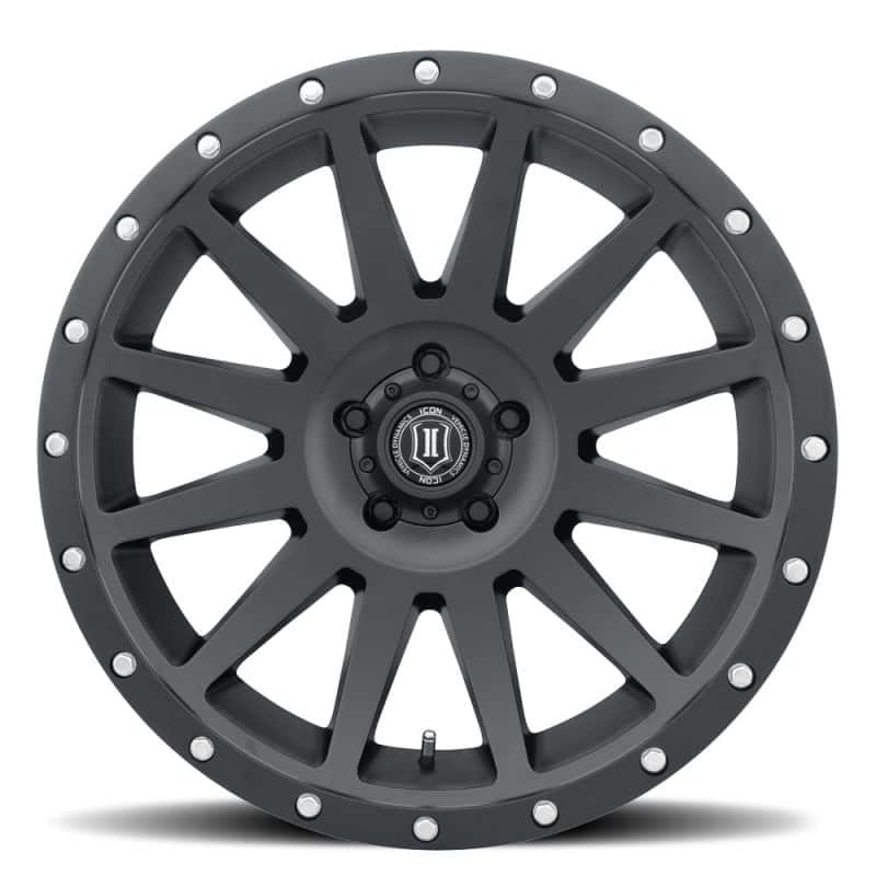 ICON — ICON Compression 20x10 6x5.5 -19mm Offset 4.75inBS Satin Black Wheel
COMPRESSION WHEEL - view 2