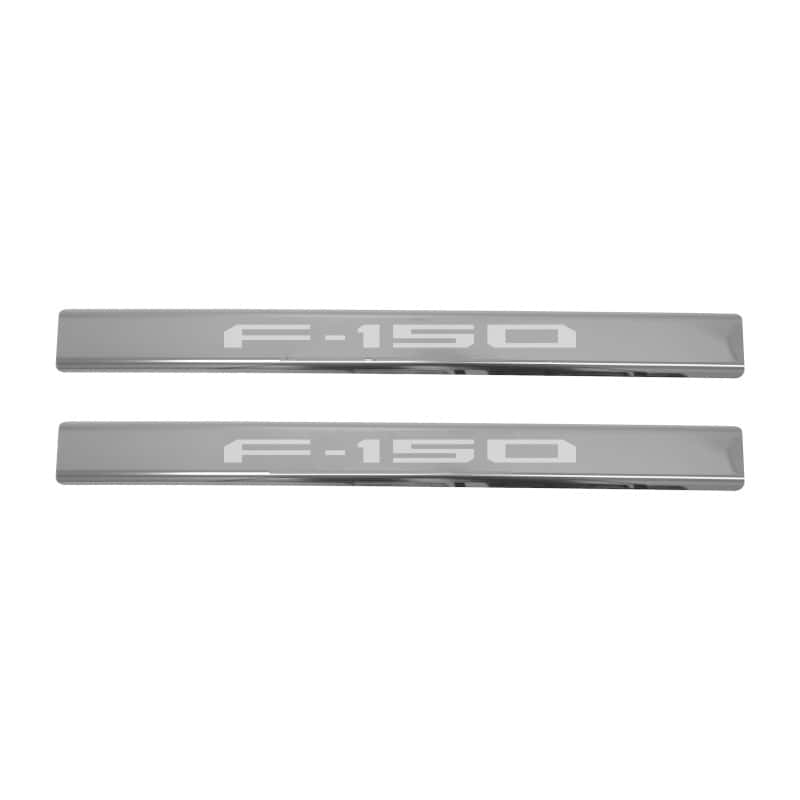 Putco — Putco 15-20 Ford F-150 - Regular Cab & SuperCab w/ F-150 Etching - 4pcs SS Door Sills
Door Sill Protector - view 5