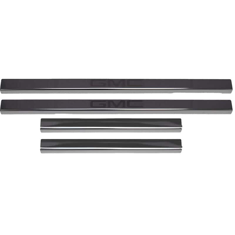 Putco — Putco 14-18 GMC Sierra LD - Double Cab w/ GMC Etching (8pcs) Black Platinum Door Sills
DoorSillProtSet - view 5