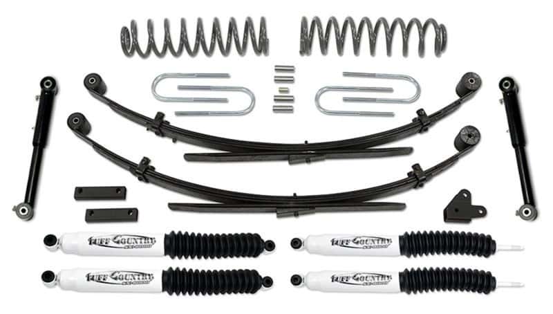 Tuff Country — Tuff Country 87-01 Jeep Cherokee 4x4 3.5in Lift Kit EZ-Flex w/Rear Leaf Springs (SX6000 Shocks)
Complete Kit (w/SX60 - view 1