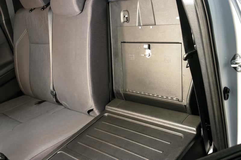 Tuffy Products — Tuffy 05-23 Toyota Tacoma Behind Seat Cubby Cover W/ Combo Lock
Cubby Cover - view 9