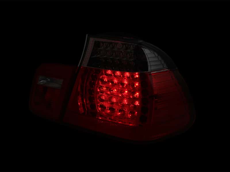 ANZO — ANZO 2002-2005 4DR BMW 3 Series E46 LED Taillights Red/Smoke - view 4
