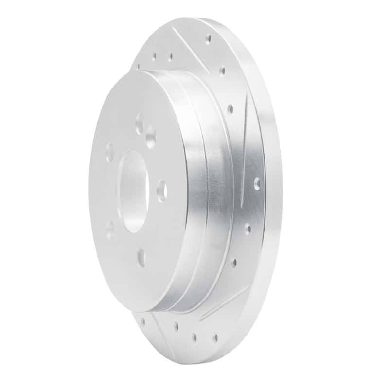 R1 Concepts — R1 98-05 Mercedes-Benz ML320 Rear Right Drilled & Slotted Silver Brake Rotor
R1 Brake Rotor Drill - view 2