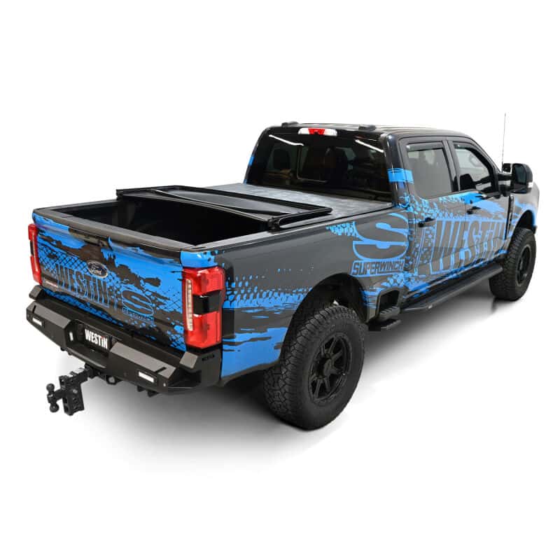 Westin — Westin 17-24 Ford F-250/350 Super Duty 6.75ft. Bed Soft Tri-Fold Tonneau Cover - Black
SftTr Fl Tonneau Cvr - view 10
