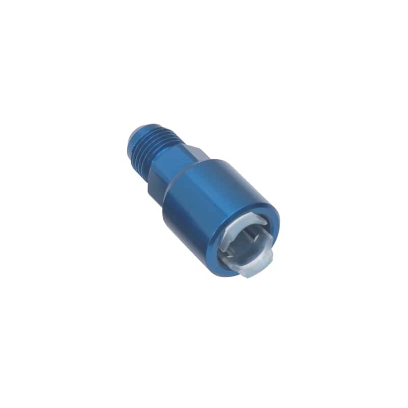 Russell — Russell Performance -6 AN male to 3/8in SAE quick-disconnect female (Blue Single)
Adapter Fitting - view 2