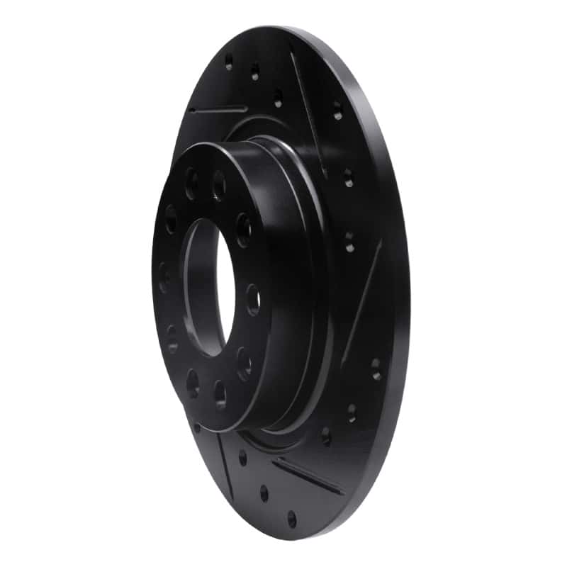 R1 Concepts — R1 13-16 Dodge Dart Rear Right Drilled & Slotted Black Brake Rotor
R1 Brake Rotor Drill - view 2