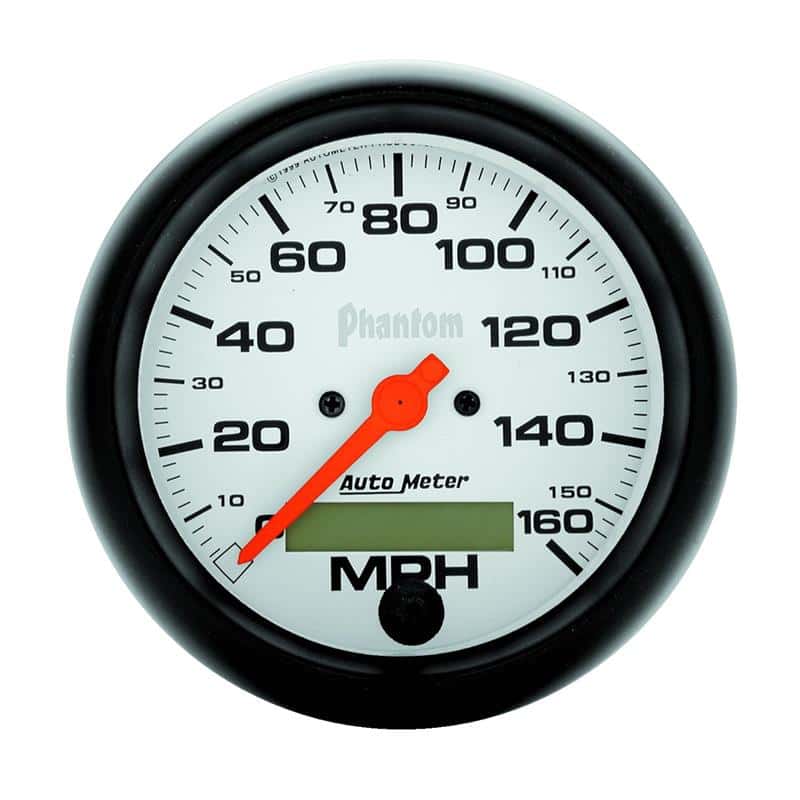 AutoMeter — Autometer Phantom 3-3/8in 160 MPH In-Dash Electric Programmable Speedometer
3-3/8" SPEEDO, 160 M - view 2