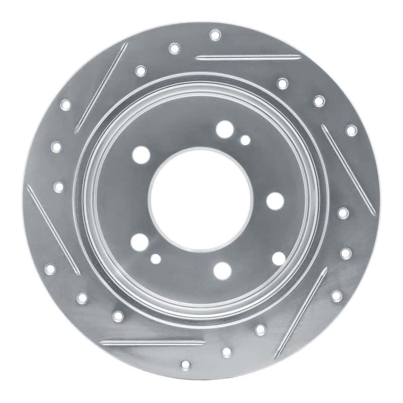 R1 Concepts — R1 10-13 Kia Forte5 Rear Right Drilled & Slotted Silver Brake Rotor
R1 Brake Rotor Drill - view 5