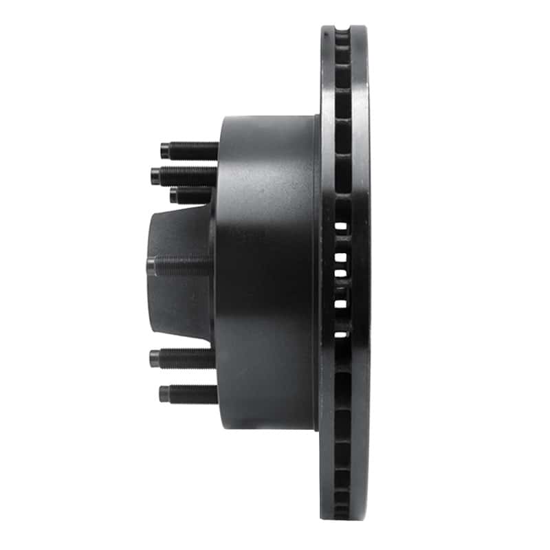 R1 Concepts — R1 95-04 Ford E-250 Econoline Front Left Drilled & Slotted Black Brake Rotor
R1 Brake Rotor Drill - view 3