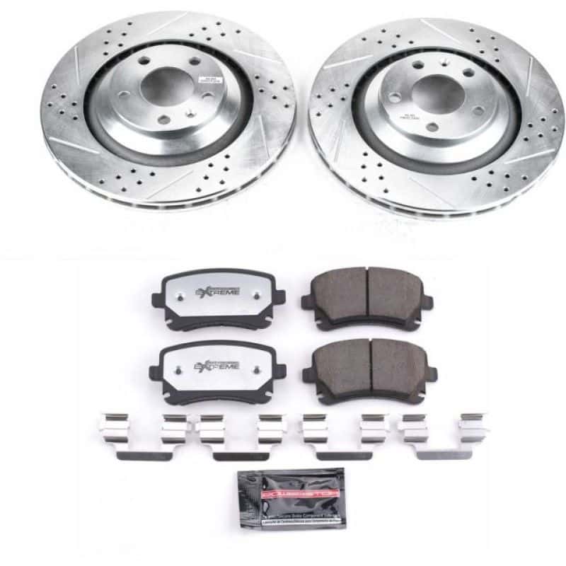 PowerStop — Power Stop 05-11 Audi A6 Quattro Rear Z26 Street Warrior Brake Kit - view 1