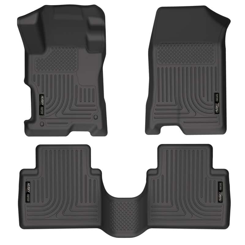 Husky Liners — Husky Liners 08-12 Honda Accord (4DR) WeatherBeater Combo Black Floor Liners (One Piece for 2nd Row)
Floor Liners - view 1