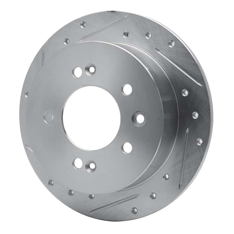 R1 Concepts — R1 07-10 Hyundai Elantra Rear Left Drilled & Slotted Silver Brake Rotor
R1 Brake Rotor Drill - view 2