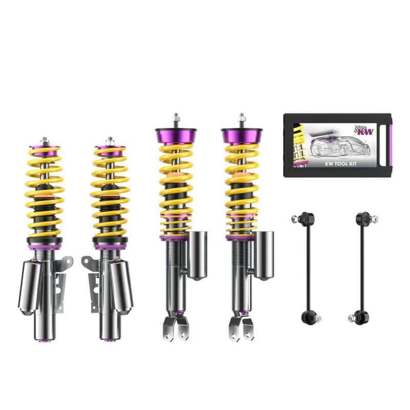 KW — KW Coilover Kit V3 Porsche 911 (997) Turbo Coupe w/o PASM
Coilover Kit - view 2