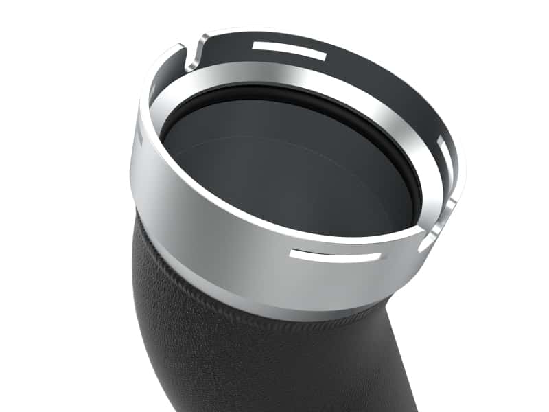 aFe — aFe 2024 GM Diesel Trucks V8 6.6L L5P BladeRunner 3.5in Aluminum Cold Charge Pipe - Black
Cold Charge Pipe - view 4