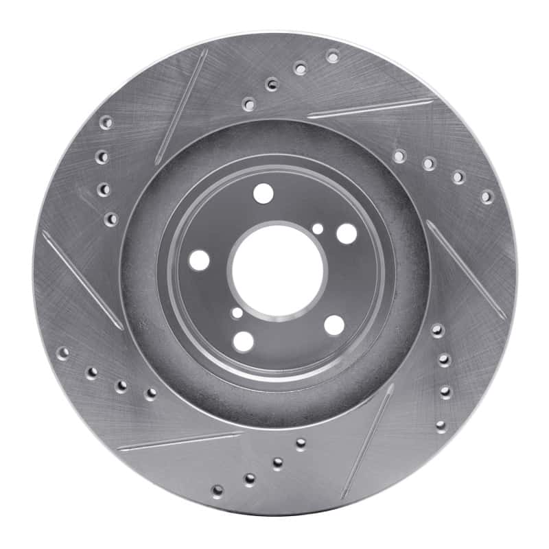 R1 Concepts — R1 01-08 Saab 9-2X Front Right Drilled & Slotted Silver Brake Rotor
R1 Brake Rotor Drill - view 5