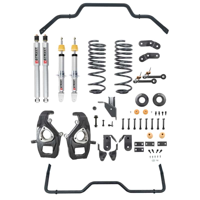 Belltech — Belltech 2019+ RAM 1500 2WD/4WD Lowering Kit w/ Street Performance Shocks - 3-4in Front 4-5in Rear
LOWERING KIT - view 1