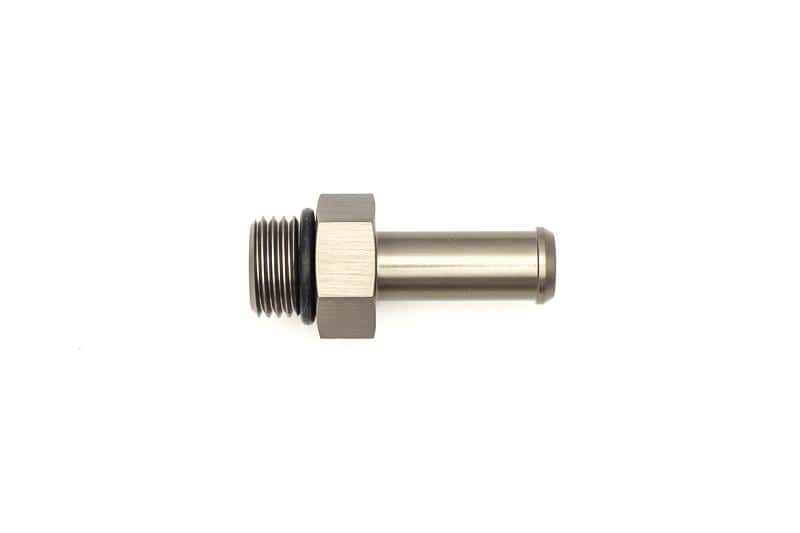 DeatschWerks — DeatschWerks 6AN ORB Male To 3/8in Barb Fitting (Single Barb - Incl O-Ring)
Lines & Fittings - view 1