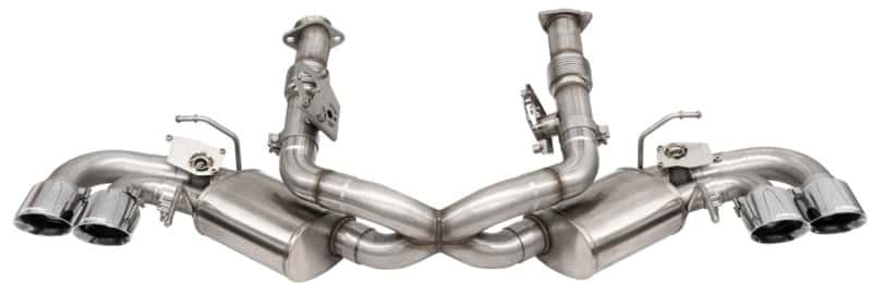 CORSA Performance — Corsa 20-25 Corvette C8 3in Valved Cat-Back 4.5in Pol Quad Tips Fits Factory Perf Exhaust DeletesAFM
Exhaust - view 2