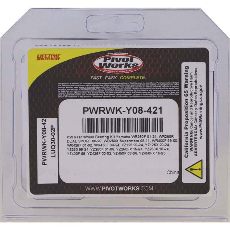 Pivot Works — Pivot Works 99-23 Yamaha YZ125 Rear Wheel Bearing Kit - view 3