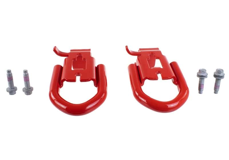 Ford Racing — Ford Racing 2019 Ford Ranger Front Tow Hooks - Pair - Red - view 2