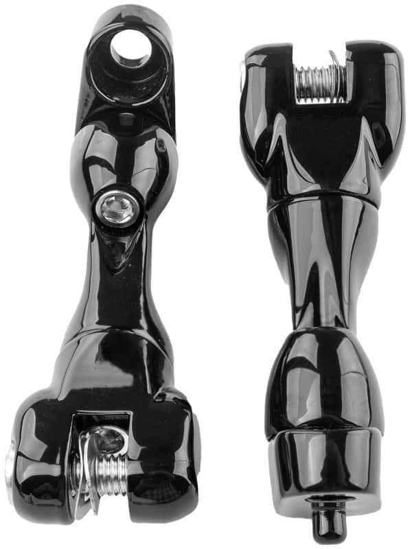 Kuryakyn — Kuryakyn Adjustable Passenger Peg Mounts for Harley-Davidson Gloss Black - view 2