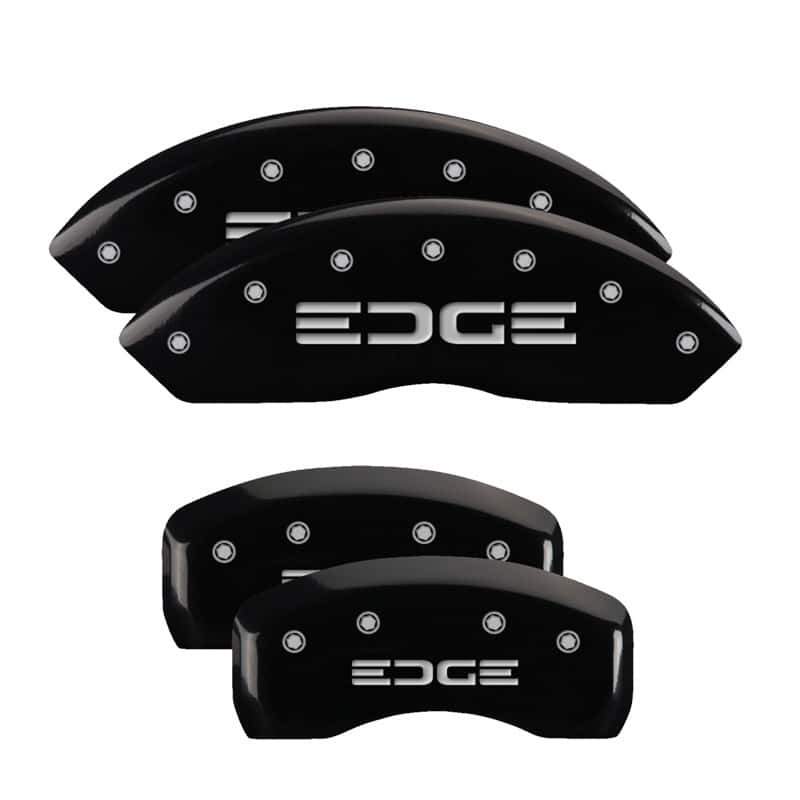 MGP — MGP 4 Caliper Covers Engraved Front & Rear Edge Black finish silver ch
Caliper Covers - view 1