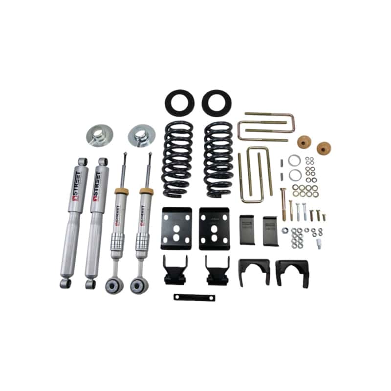 Belltech — Belltech 09-13 Ford F150 Std Cab Short Bed 2in. or 3in. F/4in. R drop w/ SP Shocks Lowering Kits
LOWERING KIT - view 2