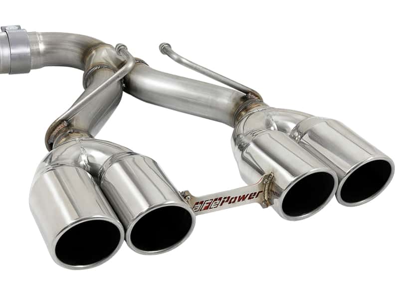 aFe — aFe Rebel Series 2.5in 304 SS Cat-Back Exhaust w/ Polished Tip 18-20 Jeep Wrangler (JL)
Cat-Back Exhaust - view 2
