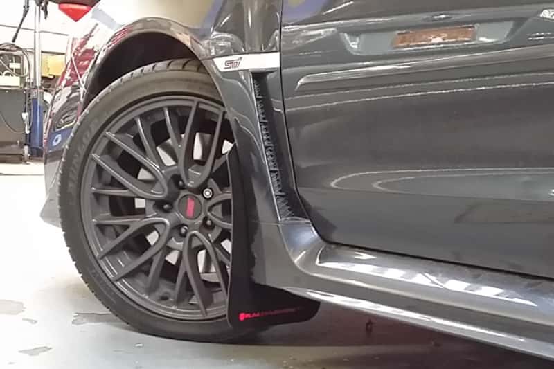Rally Armor — Rally Armor 15-21 Subaru WRX/STI Black UR Mud Flap w/Red Logo
Mud Flap - view 3