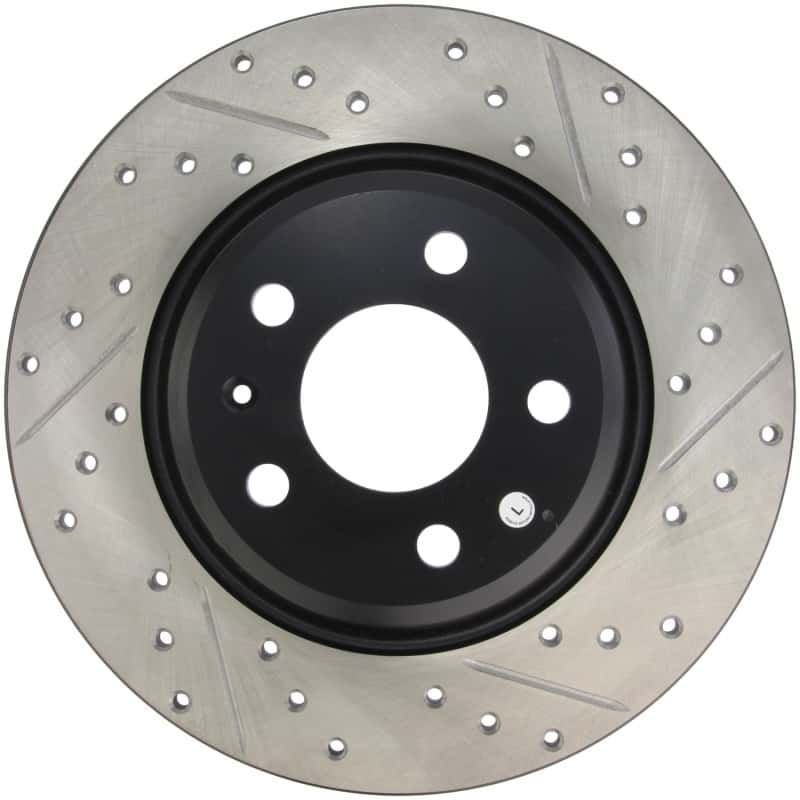 Stoptech — StopTech Power Slot 09-10 Audi A4/A4 Quattro / 08-10 A5 / 10 S4 Rear Left Drilled & Slotted Rotor
Disc Brake Rotor
Slot/Drill Rotor - view 1