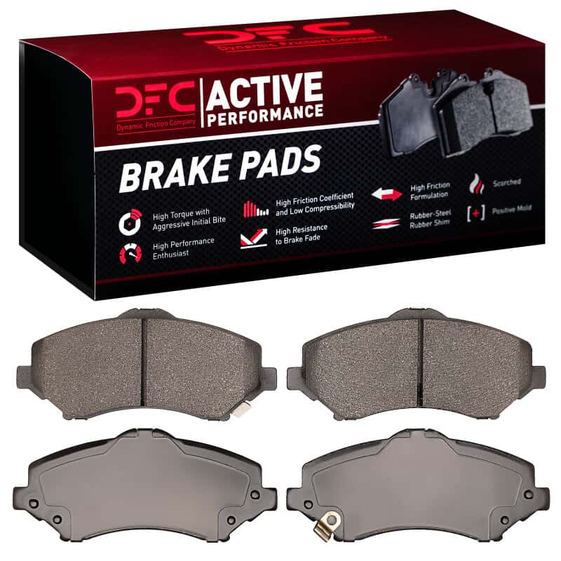 DFC — DFC 07-18 Chrysler Town & Country Front Active Performance Pads - Low Metallic
DFC Brake Pad Set - view 4