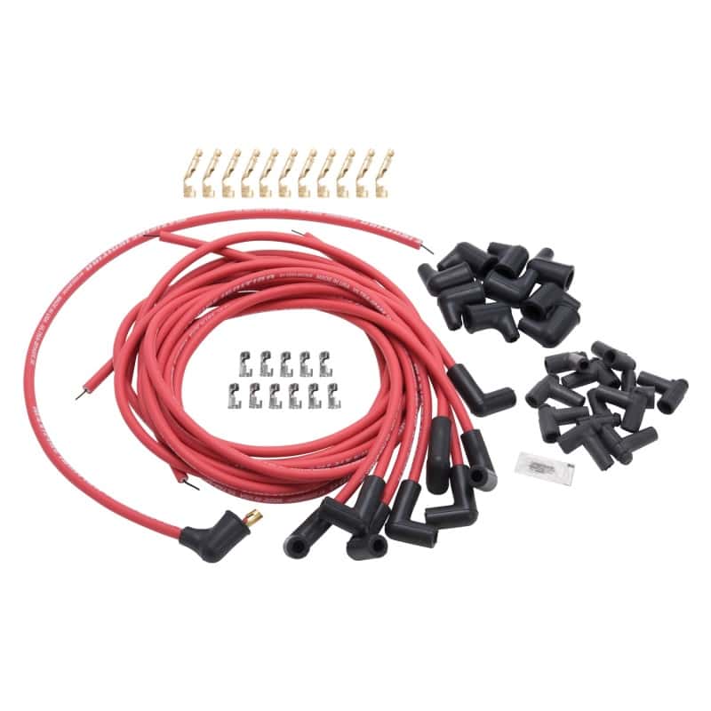 Edelbrock — Edelbrock Spark Plug Wire Set Universal 90 Deg Boots 50 Ohm Resistance 8 65mm Red Wire (Set of 9)
ELECTRONICS - view 2