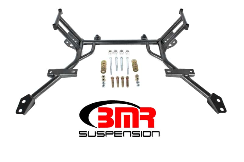 BMR Suspension — BMR 05-10 S197 Mustang K-Member w/ No Motor Mounts and STD. Rack Mounts - Black Hammertone
K-member - view 1