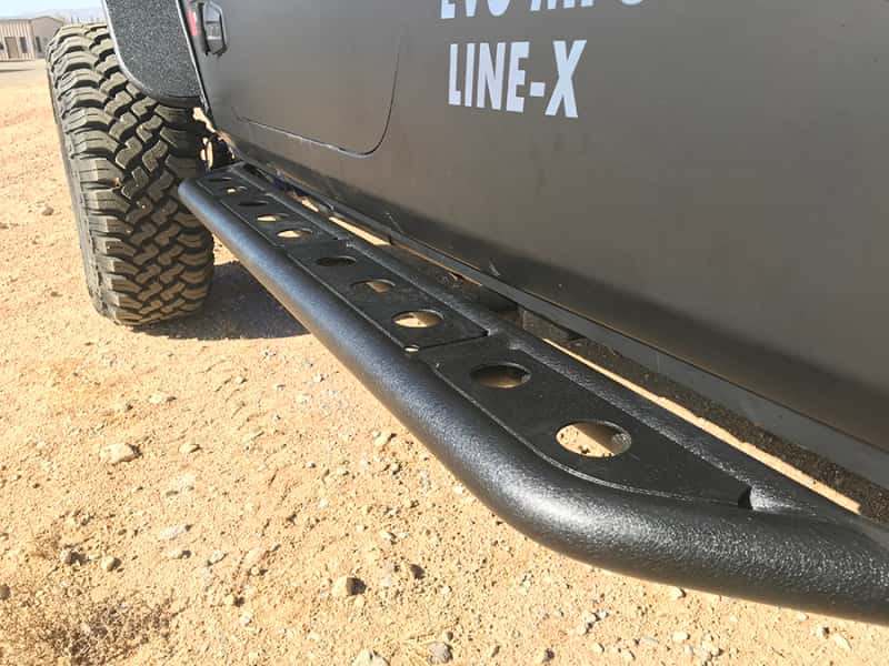 Fishbone Offroad — Fishbone Offroad 07-18 Jeep Wrangler JK 4 Door Steel Side Steps - Black Textured Powdercoat - view 10