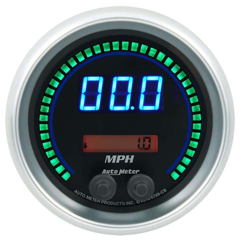 AutoMeter — Autometer 85.7mm Black Switchable 260 MPH / 260 KM/H Speedometer Cobalt Elite Digital Gauge
3.4" SPD CB ELIT DIG - view 1