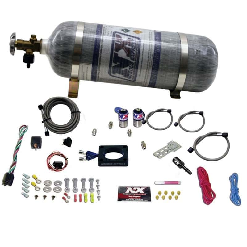 Nitrous Express — Nitrous Express 13-16 Dodge Dart 1.4L Turbo Nitrous Plate Kit (35-100HP) w/Composite Bottle
Injection System Kit
N2OSys - view 1